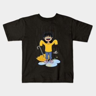 Happy Rain Kids T-Shirt